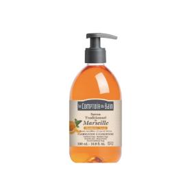 LE COMPTOIR DU BAIN Savon traditionnel de Marseille mandarine sauge 500ml