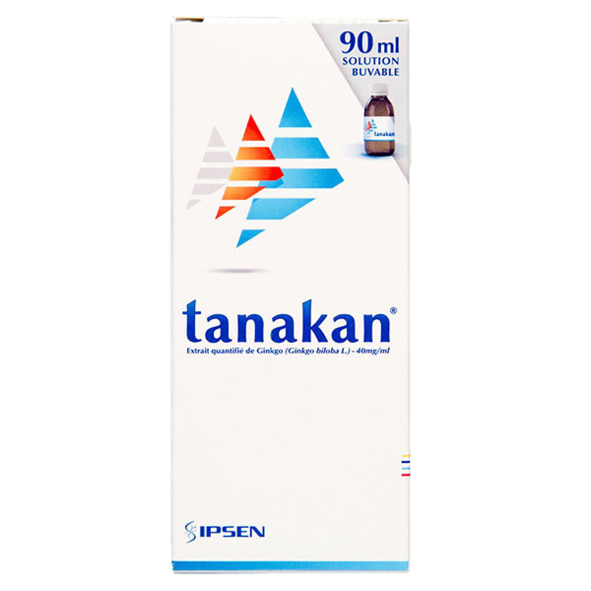 Tanakan 40mg/ml solution buvable 90ml dans Circulation Tanakan 40mg/ml solution buvable 90ml dans Circulation