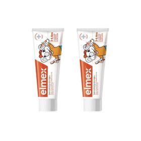 ELMEX Dentifrice enfant 3-6 ans lot 2x50ml