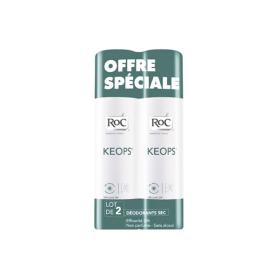 ROC Keops spray déodorant sec lot 2x150ml
