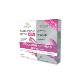 BIOCYTE Programme anti-rides hyaluronic forte 30 capsules + activ'inpulp 30 gélules