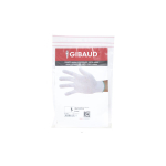 GIBAUD Gants anallergiques ambidextres blanc taille S