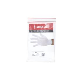 GIBAUD Gants anallergiques ambidextres blanc taille M