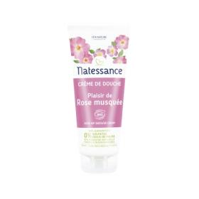 NATESSANCE Crème de douche rose musquée bio200ml