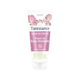 NATESSANCE Crème de douche rose musquée bio200ml