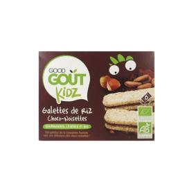 GOOD GOÛT Kidz 6 galettes de riz choco-noisettes bio
