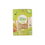 GOOD GOÛT Kidz 99,9% de poire Williams bio 4 gourdes 90g