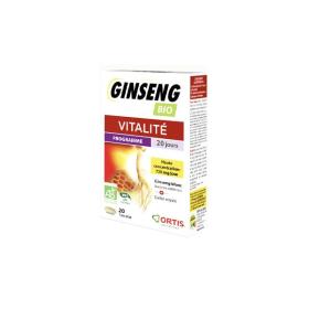 ORTIS Ginseng bio vitalité 20 comprimés