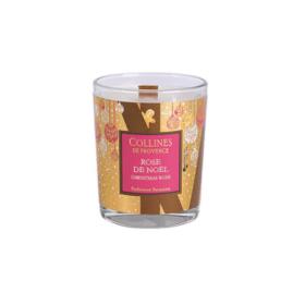 COLLINES DE PROVENCE Bougie parfumée rose de noël 75g