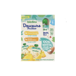 BLEDINA Douceurs fruitées 4 gourdes 90g