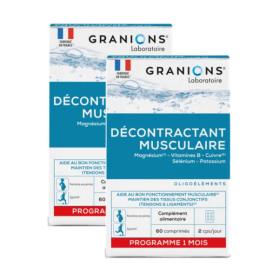 GRANIONS Décontractant musculaire lot 2x60 comprimés