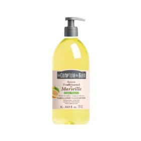 LE COMPTOIR DU BAIN Savon traditionnel de Marseille citron menthe 1L