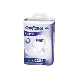 HARTMANN Confiance elastic absorption 9 gouttes taille L 14 changes