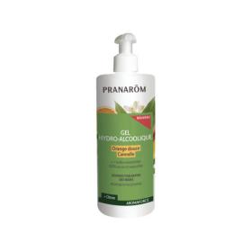 PRANAROM Aromaforce gel hydro-alcoolique orange douce cannelle 500ml