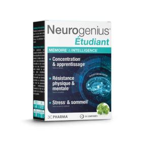 LES 3 CHÊNES Neurogenius étudiant 30 comprimés