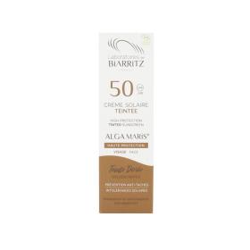 LABORATOIRES DE BIARRITZ Alga maris crème solaire bio teintée dorée SPF 50 50ml