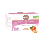 GIFRER Tisane allaitement pêche abricot bio 20 Sachets