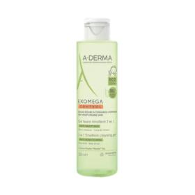 A-DERMA Exomega control gel lavant émollient 2en1 anti-grattage 200ml