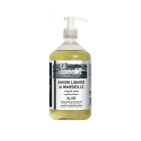 LA CORVETTE Savon liquide de Marseille olive 1L