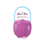 LUC ET LÉA Boîte de transport rose stérilisable pour sucette