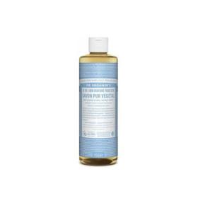 DR BRONNER'S 18-en-1 savon pur végétal non parfumé pour bébé 473ml