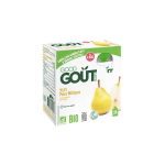 GOOD GOÛT Kidz 99,9% de poire william bio 4 gourdes 85g