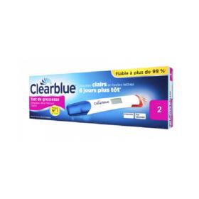 CLEARBLUE Test de grossesse détection ultra précoce 2 tests