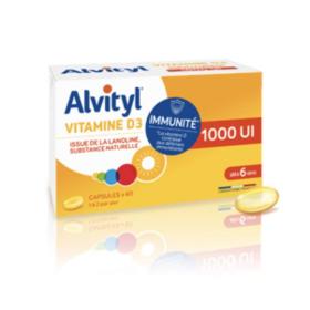 ALVITYL Vitamine D3 1000 UI 60 capsules