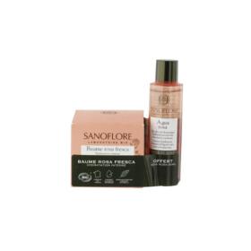 SANOFLORE Baume rosa fresca bio 50ml + aqua rosa bio 50ml offerte