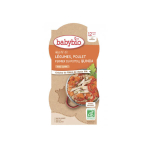 BABYBIO Mijoté de légumes, poulet et quinoa bio bol 2x200g