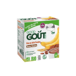 GOOD GOÛT Baby flan au lait d'avoine cacao banane bio 4x85g