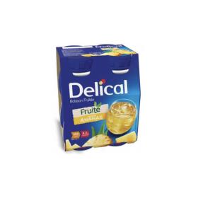 DELICAL Boisson fruitée ananas 4x200ml