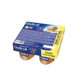 DELICAL Crème dessert sans lactose HP HC café 4x200g