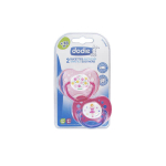 DODIE 2 sucettes anatomiques silicone 6 mois et + A47