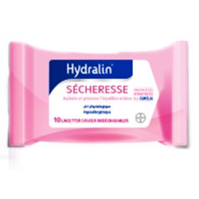 HYDRALIN Sécheresse 10 lingettes