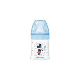 DODIE Initiation+ biberon anti-colique débit 1 0-6 mois mickey bleu 150ml