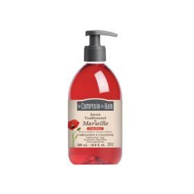 LE COMPTOIR DU BAIN Savon de Marseille liquide coquelicot 500ml