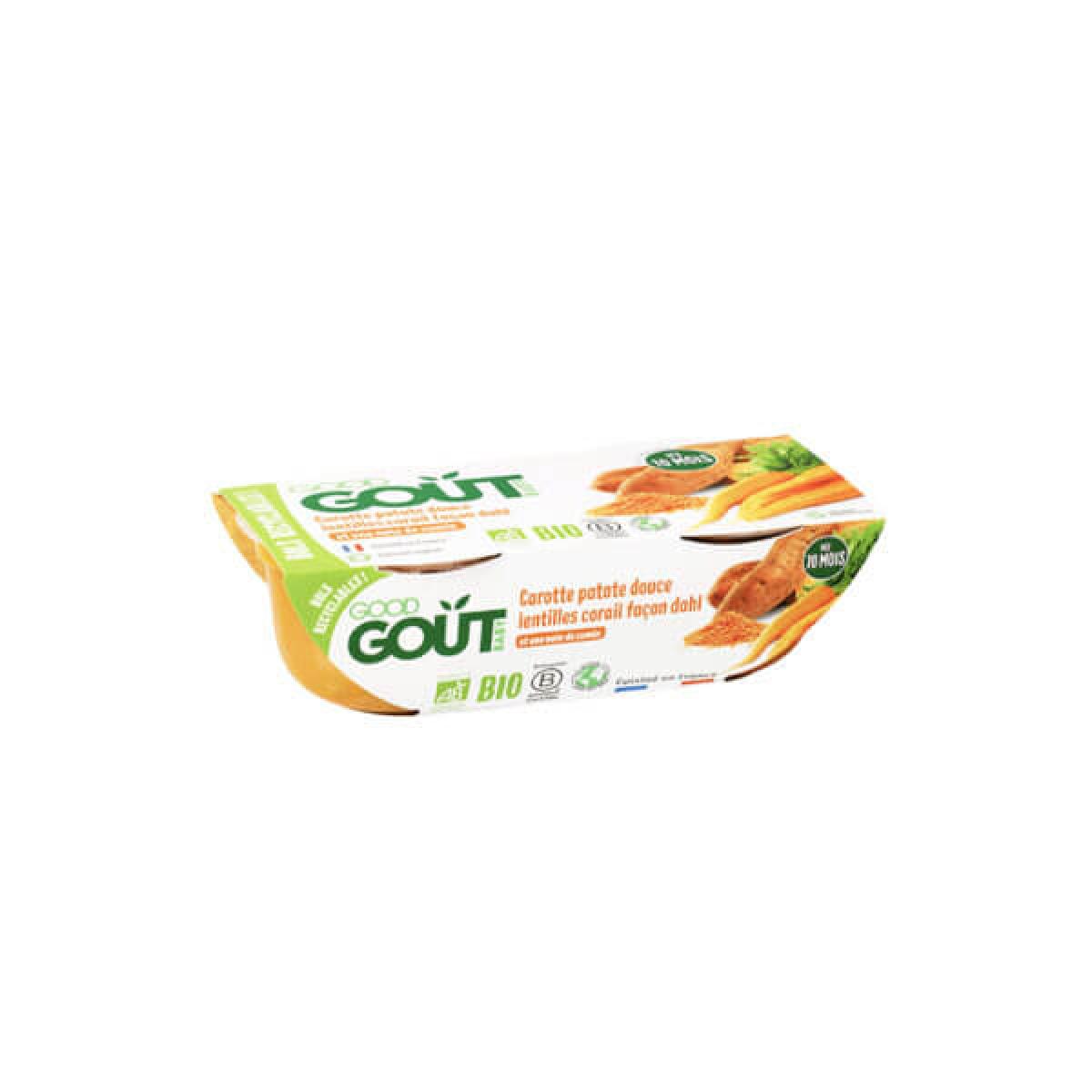 Good Gout Carotte Patate Douce Lentilles Corail Facon Dahl Bio 2 Bols 190g Parapharmacie Pharmarket Good Gout Carotte Patate Douce Lentilles Corail Facon Dahl Bio 2 Bols 190g Parapharmacie Pharmarket