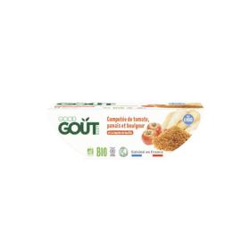 GOOD GOÛT Compotée de tomate, panais et boulgour bio 6 mois 2 bols 190g