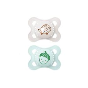 MAM 2 sucettes silicone original couleurs de la nature 2-6 mois