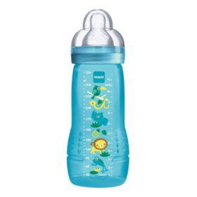 MAM Biberon 2ème âge turquoise 330ml