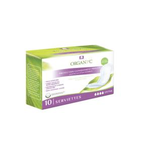 ORGANYC Fuites urinaires extra 10 serviettes