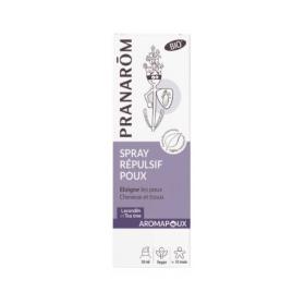 PRANAROM Aromapoux spray répulsif poux bio 30ml