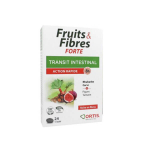 ORTIS Fruits & fibres forte transit intestinal 24 comprimés