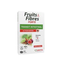 ORTIS Fruits & fibres forte transit intestinal 24 comprimés