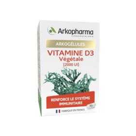 ARKOPHARMA Vitamine D3 végétale 2000 UI 90 gélules