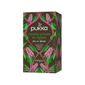 PUKKA Infusion menthe poivrée et réglisse 20 sachets