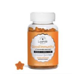 LASHILÉ BEAUTY Good immunity vitamines boost goût orange 60 gélules