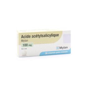 MYLAN Acide acétylsalicylique 100mg 30 comprimés