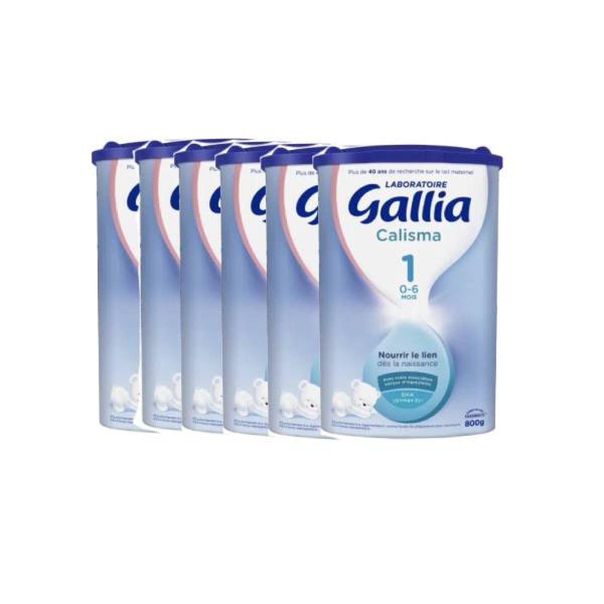 GALLIA Calisma 1er âge lot 6x800g - Parapharmacie - Pharmarket